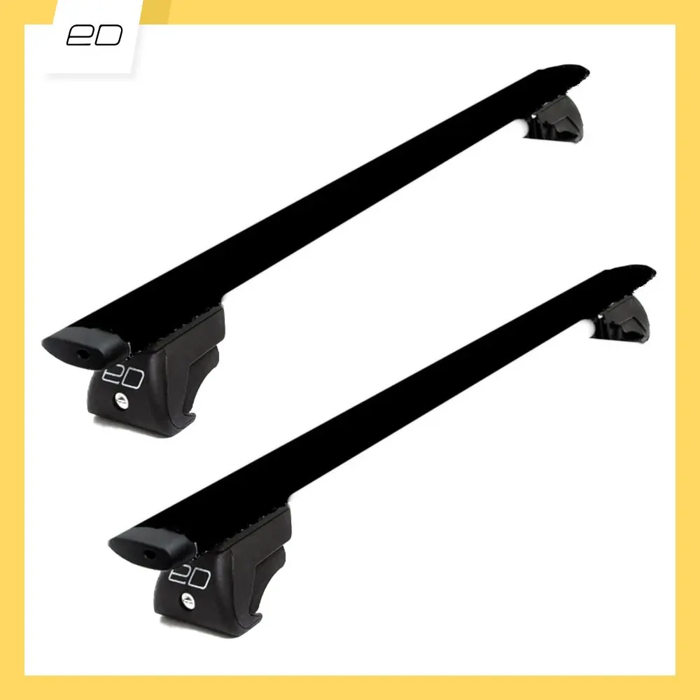Trunk ed on the rails Toyota Land Cruiser 200 SUV 2007-on N. V.-wing-shaped black cross-bars-with a lock-135 cm.Aluminum Roof Rack For Car Top