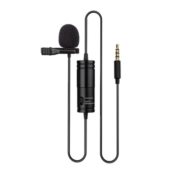 Portable Microphone Condenser Clip-on Lapel Mic Interview Microphone Wired Microphone for Phone SLR Camera Amplifier
Portable Microphone Condenser Clip-on Lapel Mic Interview Microphone Wired Microphone for Phone SLR Camera Amplifier