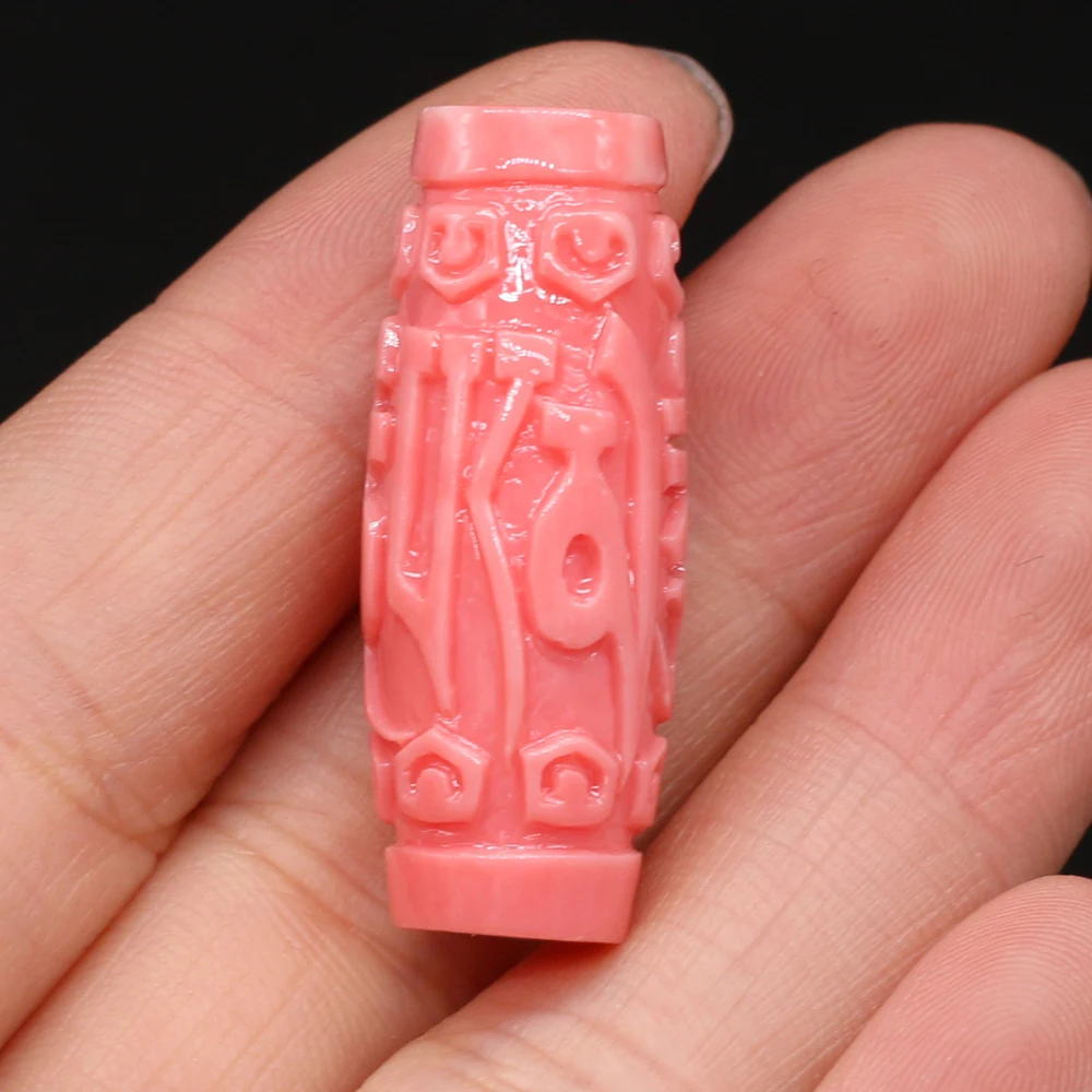 5Pcs Natural Pink Coral Bead Cylindrical Through-Hole Isolation Beads For Jewelry Making DIY Necklace Bracelet Accessory
5Pcs Natural Pink Coral Bead Cylindrical Through-Hole Isolation Beads For Jewelry Making DIY Necklace Bracelet Accessory