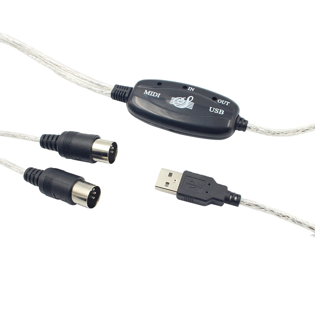 Black USB to MIDI Interface Music Instrument Cable 16 MIDI Input Channels MIDI Cable Electric Instrument Parts for Home Studio
Black USB to MIDI Interface Music Instrument Cable 16 MIDI Input Channels MIDI Cable Electric Instrument Parts for Home Studio
