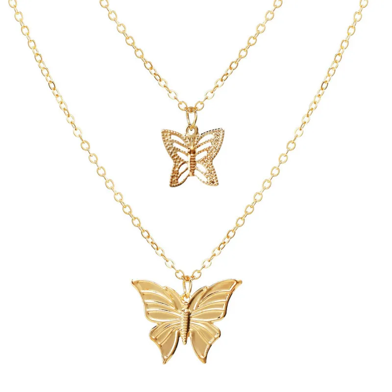 European and American Fashion Butterfly Star Pendant Necklace Retro Creative Metal Multilayer Clavicle Chain Chain Party Jewelry
European and American Fashion Butterfly Star Pendant Necklace Retro Creative Metal Multilayer Clavicle Chain Chain Party Jewelry