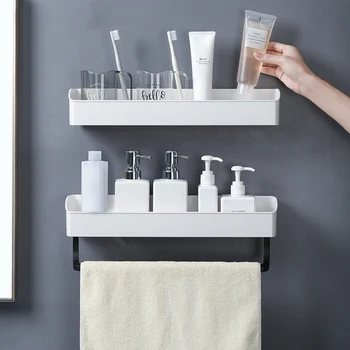 PunchFree Bathroom Shelf Plastic Bathroom Kitchen Towel Rack Shampoo Cosmetic StorageRack Household Bathroom Pendant bathroomSet
PunchFree Bathroom Shelf Plastic Bathroom Kitchen Towel Rack Shampoo Cosmetic StorageRack Household Bathroom Pendant bathroomSet