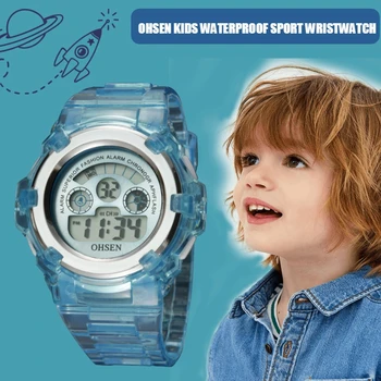 Kids Watches Children Digital LED Fashion Sport Watch Cute boys girls Wrist watch Waterproof stopwatch Alarm student clock Gift
Kids Watches Children Digital LED Fashion Sport Watch Cute boys girls Wrist watch Waterproof stopwatch Alarm student clock Gift