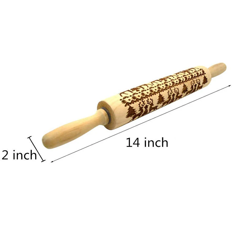 Christmas Wooden 3D Rolling Pins, Embossing Rolling Pin with Engraved Christmas Themed Symbols for Baking Embossed Cookies,Rolli
Christmas Wooden 3D Rolling Pins, Embossing Rolling Pin with Engraved Christmas Themed Symbols for Baking Embossed Cookies,Rolli