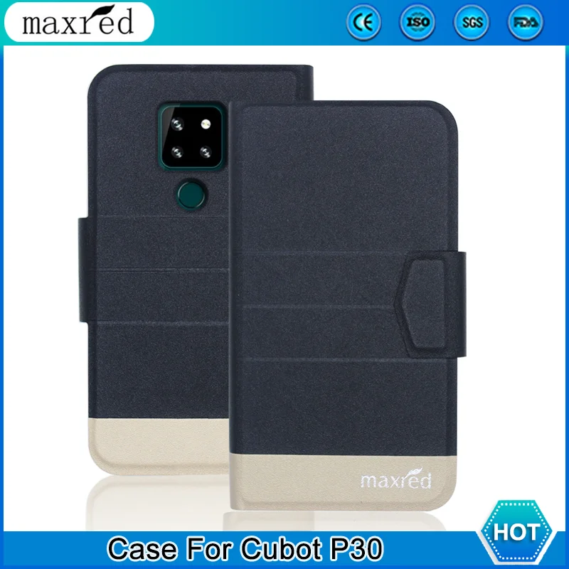 5 цветов! Чехол Cubot P30 2019 высококачественный Ультратонкий Роскошный кожаный