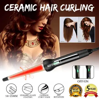 Electric Professional PTC Ceramic Hair Curler Curl Curling Iron Roller Salon Styler Waver Fashion Styling Tools 14-25mm
Electric Professional PTC Ceramic Hair Curler Curl Curling Iron Roller Salon Styler Waver Fashion Styling Tools 14-25mm