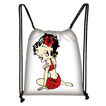 Custom Betty Drawstring Bag Cute Daypack Kids Satchel Casual Backpack Teenager Storage Bag Women Men 32x38cm*20-06-07-05 
Custom Betty Drawstring Bag Cute Daypack Kids Satchel Casual Backpack Teenager Storage Bag Women Men 32x38cm*20-06-07-05