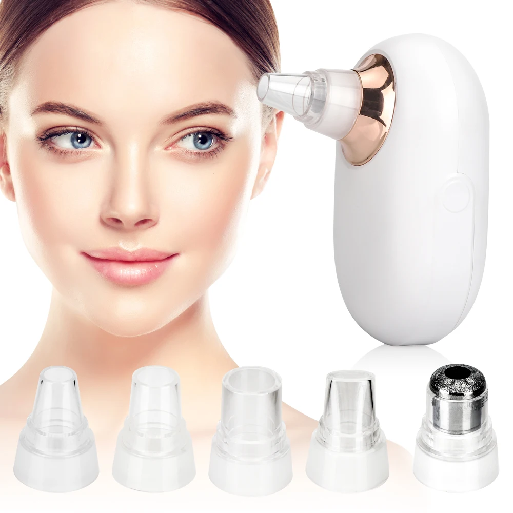 Blackhead Remover Skin Face Care Vacuum Suction Face Deep Pore Cleaner with 5 Probes Black Dot Pimple Removal Beauty Instrument
Blackhead Remover Skin Face Care Vacuum Suction Face Deep Pore Cleaner with 5 Probes Black Dot Pimple Removal Beauty Instrument