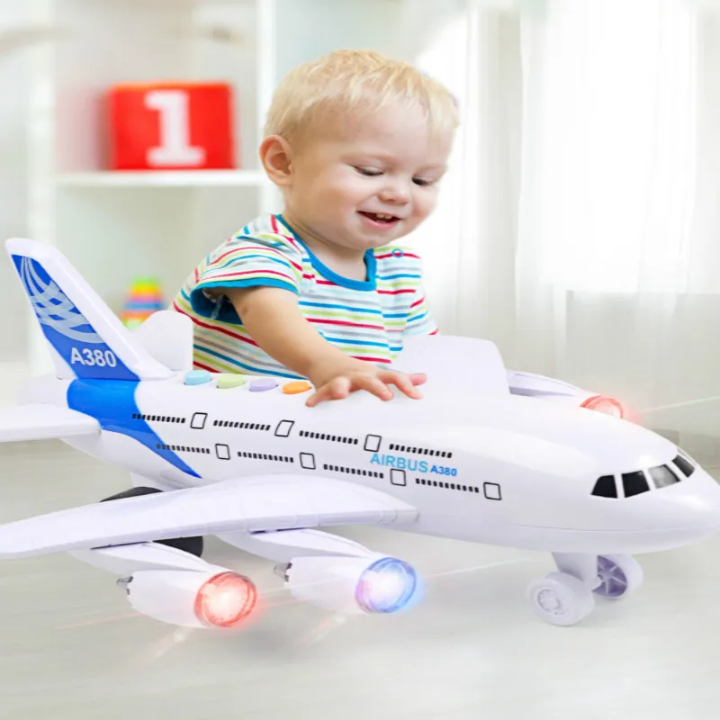Children's toy airplane Boy baby oversized airplane toy model Music story Drop-resistant inertial simulation passenger aircraft
Children's toy airplane Boy baby oversized airplane toy model Music story Drop-resistant inertial simulation passenger aircraft