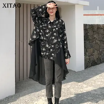 XITAO Irregular Patchwork Mesh Blouse Black Print Pattern Women Clothes 2020 New Fashion Loose Plus Size Chiffon Shirt XJ3474
XITAO Irregular Patchwork Mesh Blouse Black Print Pattern Women Clothes 2020 New Fashion Loose Plus Size Chiffon Shirt XJ3474