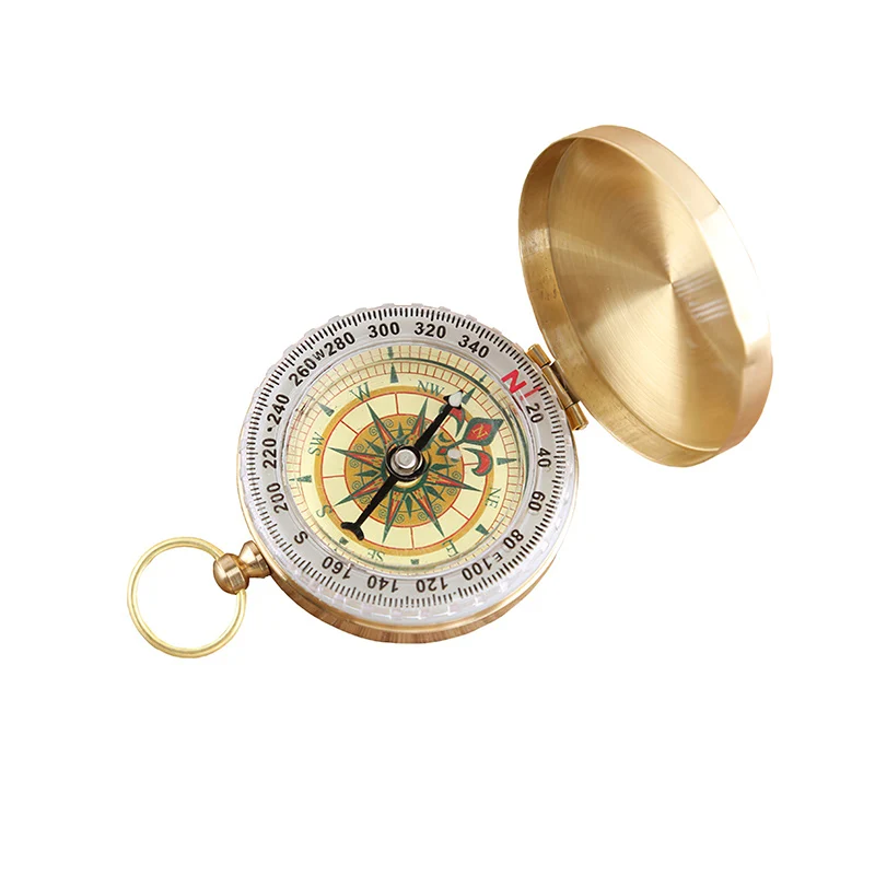 Luminous Metal Compass Clamshell Waterproof For Outdoor Survival Activities Hiking Camping Multifunctional Copper Metal Compass
Luminous Metal Compass Clamshell Waterproof For Outdoor Survival Activities Hiking Camping Multifunctional Copper Metal Compass