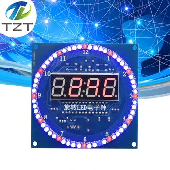 DIY Rotating Digital LED Display Module Alarm Electronic Digital Clock Kit 51 SCM Learning Board 5V DS1302
DIY Rotating Digital LED Display Module Alarm Electronic Digital Clock Kit 51 SCM Learning Board 5V DS1302