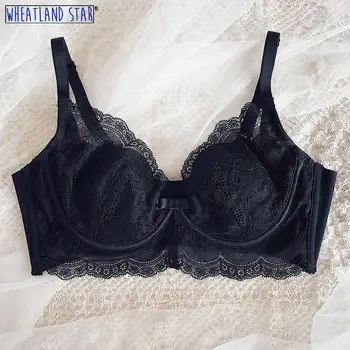 Plus Size Black Minimizer Underwire Anti Sagging Women's Underwear Lace Wide Wing Full Cup Wheatland Star 2020 Women's Intimates
Plus Size Black Minimizer Underwire Anti Sagging Women's Underwear Lace Wide Wing Full Cup Wheatland Star 2020 Women's Intimates