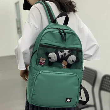 College Student Girl Backpack Waterproof Nylon Cute School Bag Ladies Fashion Backpack Mesh Women Book Kawaii Bags Luxury Female
College Student Girl Backpack Waterproof Nylon Cute School Bag Ladies Fashion Backpack Mesh Women Book Kawaii Bags Luxury Female