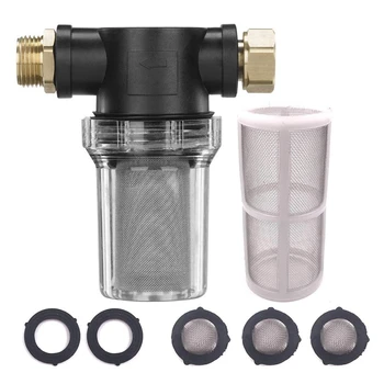 2 Pack - Sediment Filter Attachment for Garden Hoses and Pressure Washers 3/4 inch 40 Mesh Screen
2 Pack - Sediment Filter Attachment for Garden Hoses and Pressure Washers 3/4 inch 40 Mesh Screen
