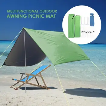 Awning Practical Durable 300x300cm Oxford Cloth Waterproof Moisture Proof Travel Sun Shade Outdoors Camp Camping Mat Portable
Awning Practical Durable 300x300cm Oxford Cloth Waterproof Moisture Proof Travel Sun Shade Outdoors Camp Camping Mat Portable