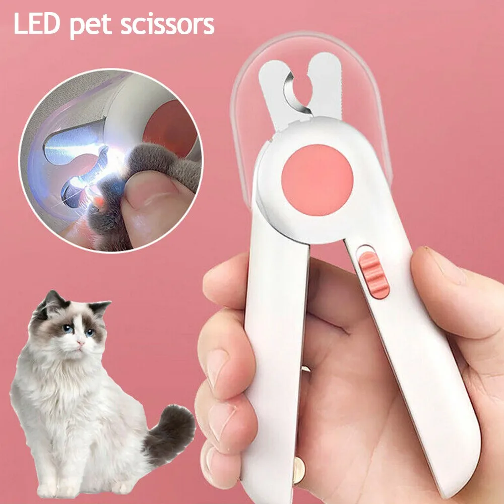 Pet Dog Nail Clipper with LED Light Safety Cat Pet Nail Cutter Machine Stainless Steel Scissors Animal Nail Trimmer Pet Supplies
Pet Dog Nail Clipper with LED Light Safety Cat Pet Nail Cutter Machine Stainless Steel Scissors Animal Nail Trimmer Pet Supplies