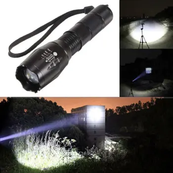 LED Flashlight Torch Emergent Lamp Climbing Cycling Tactical Military Camping Zoomable Hiking Outdoor Sporting XML-T6 5 Modes
LED Flashlight Torch Emergent Lamp Climbing Cycling Tactical Military Camping Zoomable Hiking Outdoor Sporting XML-T6 5 Modes