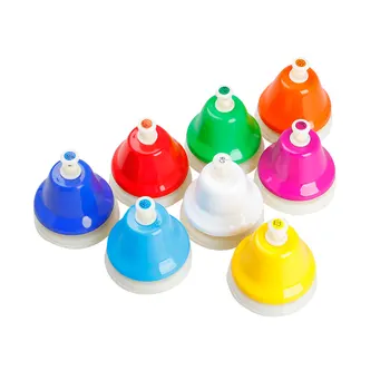 8 Notes Colorful Hand Bell Musical Percussion Instrument for Children Kids Students Early Educational Toy Gift
8 Notes Colorful Hand Bell Musical Percussion Instrument for Children Kids Students Early Educational Toy Gift