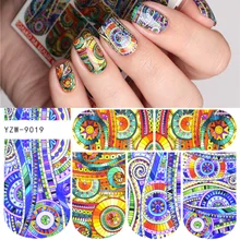 1 Pcs מלא יופי שחור פרח גפן נייל אבן AB צבע ריינסטון סדיר חרוזים מניקור לציפורניים אמנות קישוטי קריסטלים(China)