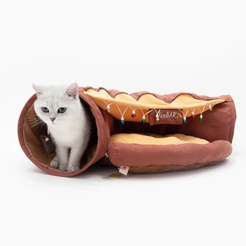 Luxury Foldable Long Cat Tunnel Bed 2 Holes Cave Kenne Interactive Toy Sisal Bag Cama Gato Cueva l Indoor Igloo Dog Houses
Luxury Foldable Long Cat Tunnel Bed 2 Holes Cave Kenne Interactive Toy Sisal Bag Cama Gato Cueva l Indoor Igloo Dog Houses