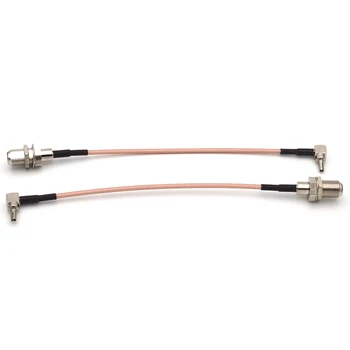 50Pcs Lot CRC9 Male Right Angle to F Type Female Jack for RG316 Pigtail Cable for Huawei E152
50Pcs Lot CRC9 Male Right Angle to F Type Female Jack for RG316 Pigtail Cable for Huawei E152