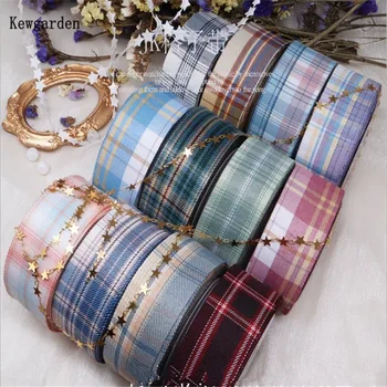 Kewgarden Plaid Ribbon Bow 1.5" 38mm 6cm DIY Hair Bow Corsage Crafts Sewing Accessories Handmade Tape Whloesale 25 Yards
Kewgarden Plaid Ribbon Bow 1.5" 38mm 6cm DIY Hair Bow Corsage Crafts Sewing Accessories Handmade Tape Whloesale 25 Yards