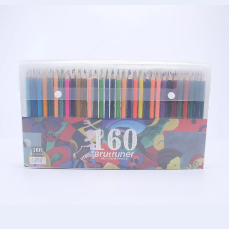 72 color oil color lead 48/120 color pencil hand-painted professional students with water-soluble brush set art supplies
72 color oil color lead 48/120 color pencil hand-painted professional students with water-soluble brush set art supplies