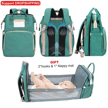 Large Capacity Baby Nappy Changing Diaper Mummy Bag Maternity Backpack Bags Hot Mum Bag Stroller Baby Care Waterproof Backpack