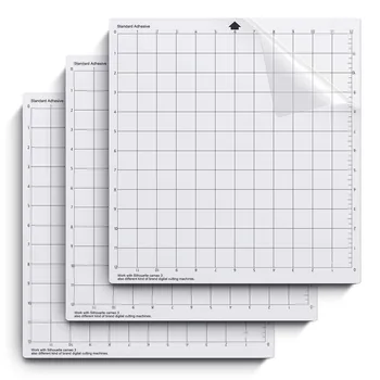 3Pcs/5Pcs Replacement Cutting Mat Transparent Adhesive Mat with Measuring Grid 12*12-Inch for Silhouette Cameo Plotter Machine
3Pcs/5Pcs Replacement Cutting Mat Transparent Adhesive Mat with Measuring Grid 12*12-Inch for Silhouette Cameo Plotter Machine
