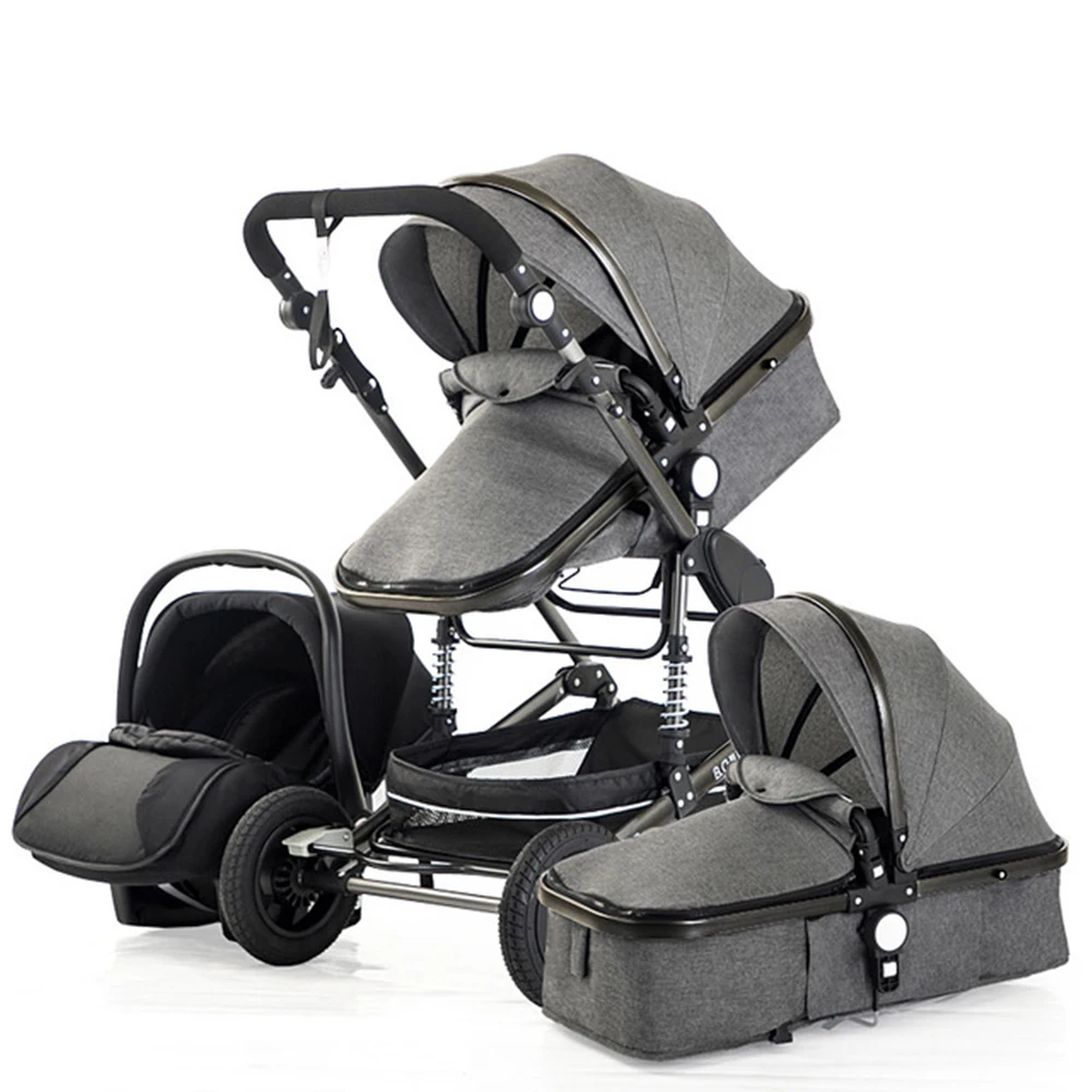 Baby Stroller, 3-in-1 Convertible Bassinet Reclining Stroller, Foldable Pram Carriage with 5-Point Harness,Aluminum Structure,
Baby Stroller, 3-in-1 Convertible Bassinet Reclining Stroller, Foldable Pram Carriage with 5-Point Harness,Aluminum Structure,