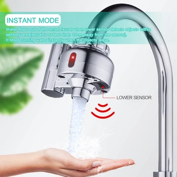 Smart Touchless Sink Faucet Automatic Sensor Faucet Hand Free Tap Water-saving Device for Home Kitchen Bathroom
Smart Touchless Sink Faucet Automatic Sensor Faucet Hand Free Tap Water-saving Device for Home Kitchen Bathroom