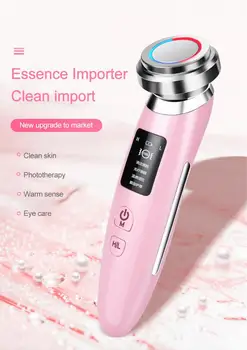 Ultrasonic Red Blue Light Magnetic Warming Essence Cleaning Nourish Skin Rejuvenation Beauty Instrument Face Skin Care Machine
Ultrasonic Red Blue Light Magnetic Warming Essence Cleaning Nourish Skin Rejuvenation Beauty Instrument Face Skin Care Machine