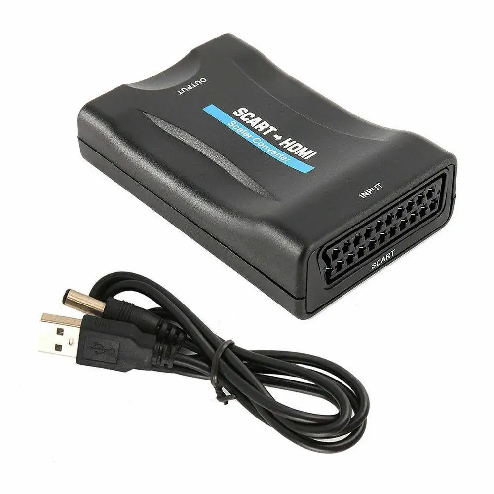 1080P Scart to HDMI Conver Video Audio Upscale Converter Upscale Conver Converter HDMI Scart to Adapter Audio L1I4
1080P Scart to HDMI Conver Video Audio Upscale Converter Upscale Conver Converter HDMI Scart to Adapter Audio L1I4