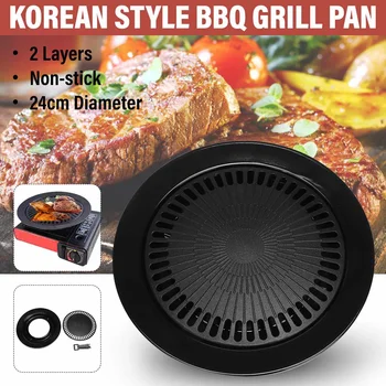Round 2-Layer Korean BBQ Grill Pan Stovetop Nonstick Barbecue Stove Plate Kitchen Cooking Tools Outdoor Camping BBQ Cookware
Round 2-Layer Korean BBQ Grill Pan Stovetop Nonstick Barbecue Stove Plate Kitchen Cooking Tools Outdoor Camping BBQ Cookware