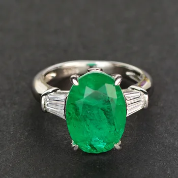 Luxury Women Engagement Ring Silver Colour Stainless Steel Ring Green Zircon Ring Gen Ring personality Valentine's Day Gift
Luxury Women Engagement Ring Silver Colour Stainless Steel Ring Green Zircon Ring Gen Ring personality Valentine's Day Gift
