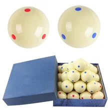 1pc 57.2mm 6 Blue Dot White Resin Cue Ball Billiard Practice Training Pool-Billiards for standard 2-1/4 in Roundness accessory
1pc 57.2mm 6 Blue Dot White Resin Cue Ball Billiard Practice Training Pool-Billiards for standard 2-1/4 in Roundness accessory