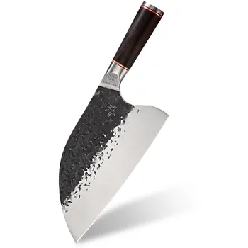 7.5 Inch 5cr15 Stain Steel Kitchen Knife Molybdenum vanadium Butcher Cleaver Semicircle Wide Blade Butcher Knife Wood Handle
7.5 Inch 5cr15 Stain Steel Kitchen Knife Molybdenum vanadium Butcher Cleaver Semicircle Wide Blade Butcher Knife Wood Handle