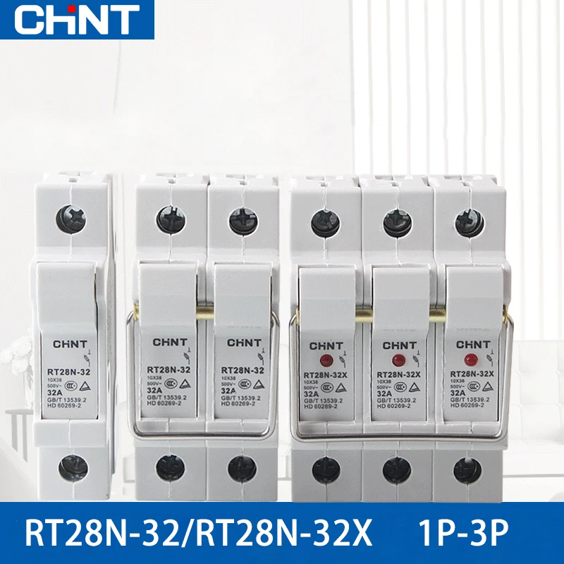 CHINT RT28N-32X AC 45-62HZ 500V fusible cutout 1P 2P 3P Easy to replace fuse 2A 4A 6A 10A 16A 20A 25A 32A
CHINT RT28N-32X AC 45-62HZ 500V fusible cutout 1P 2P 3P Easy to replace fuse 2A 4A 6A 10A 16A 20A 25A 32A