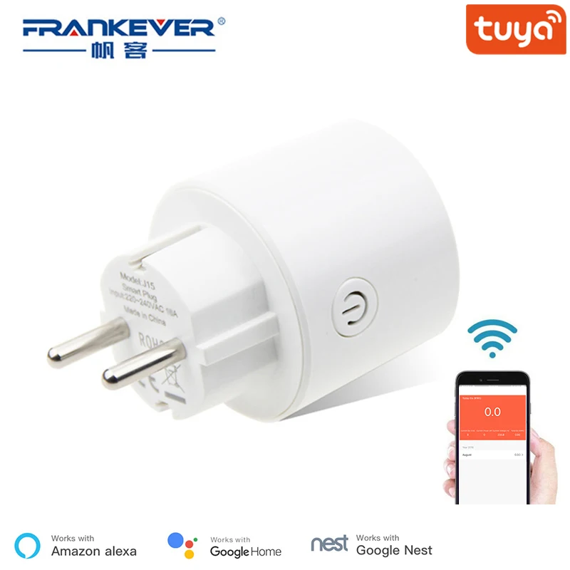 Frankever Mini EU Smart Plug 10A Home Automation Wifi Socket 110-240V Timing Remote Control Work with Alexa Google home
Frankever Mini EU Smart Plug 10A Home Automation Wifi Socket 110-240V Timing Remote Control Work with Alexa Google home