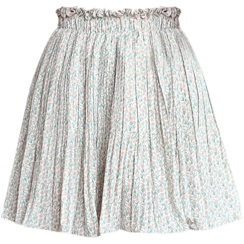 LUKAXSIKAX 2021 New Summer Women Elastic Waist Slim Mini Skirt Sweet Small Floral Pleated Chiffon Skirt
LUKAXSIKAX 2021 New Summer Women Elastic Waist Slim Mini Skirt Sweet Small Floral Pleated Chiffon Skirt