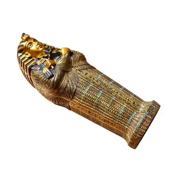 Ancient Egypt Pyramid Mummy Statue Resin Crafts Golden Mask Pharaoh Coffin Figure Art Sculpture Home Desktop Decoration R2926
Ancient Egypt Pyramid Mummy Statue Resin Crafts Golden Mask Pharaoh Coffin Figure Art Sculpture Home Desktop Decoration R2926