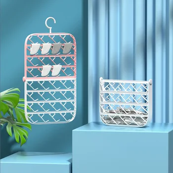 Multifunctional Foldable Socks Clip Hanger Hanging Drying Racks for Socks Underwear PAK55
Multifunctional Foldable Socks Clip Hanger Hanging Drying Racks for Socks Underwear PAK55