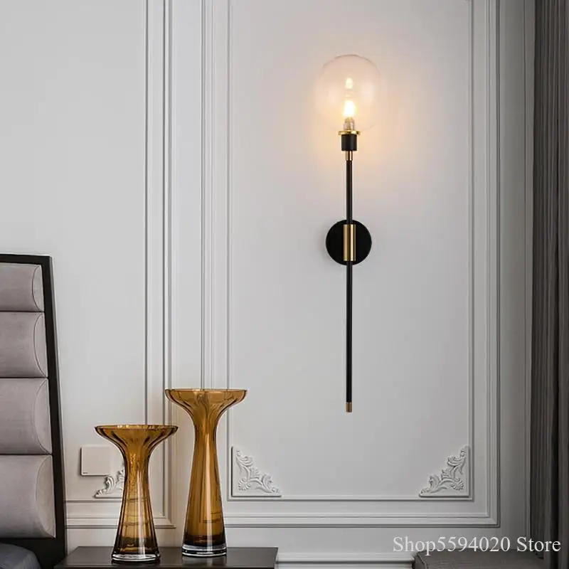 Postmodern Glass Wall Lamp Gold Black Led Wall Lamp Living Room Bedroom Bedside Lamp Nordic Designer Wall Lamp G9 Wall Sconces
Postmodern Glass Wall Lamp Gold Black Led Wall Lamp Living Room Bedroom Bedside Lamp Nordic Designer Wall Lamp G9 Wall Sconces
