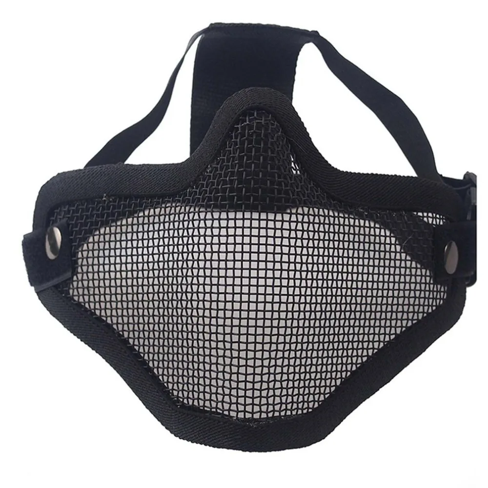 Airsoft Field Wargame Tribal Chief Mask Half Face Metal Steel Net Mesh Hunting Tactical Protective Airsoft Mask 3 colors
Airsoft Field Wargame Tribal Chief Mask Half Face Metal Steel Net Mesh Hunting Tactical Protective Airsoft Mask 3 colors