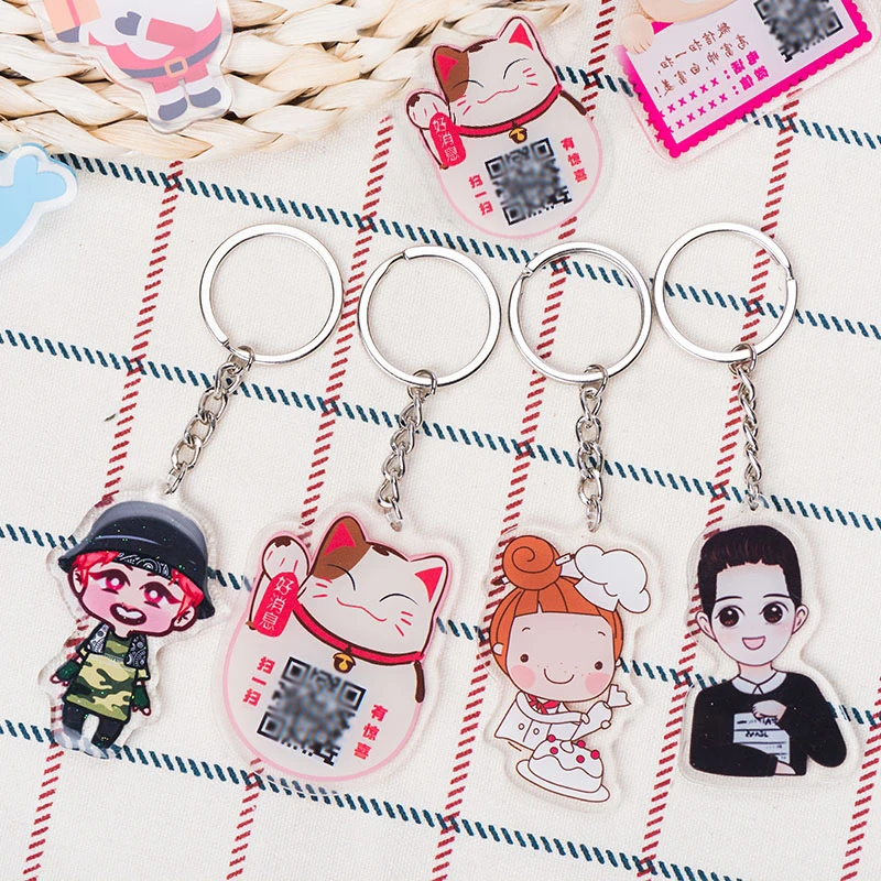 2019 Keychain Single Face Keychain Acrylic Pendant Cartoon Anime Accessories Cartoon Keyring Gift Customization
2019 Keychain Single Face Keychain Acrylic Pendant Cartoon Anime Accessories Cartoon Keyring Gift Customization