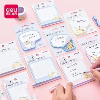 Deli 20 Packs Pikachu Stickers Cute Memo Paper Pattern Student Stationery Note Self-Adhesive Mini Memo Pad for School & Office
Deli 20 Packs Pikachu Stickers Cute Memo Paper Pattern Student Stationery Note Self-Adhesive Mini Memo Pad for School & Office