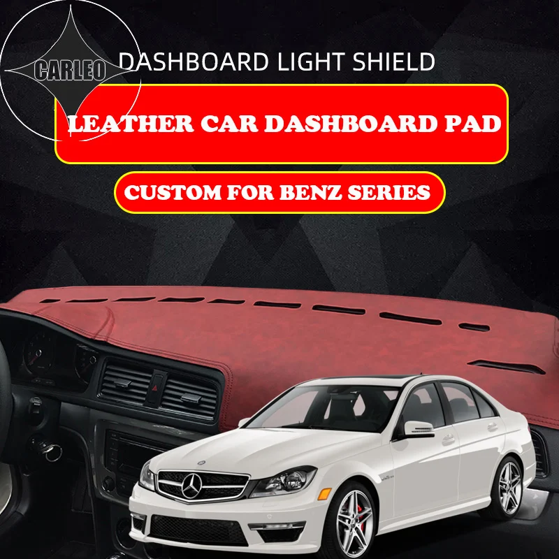 Custom for Benz ABCERS Class GL GLE GLC GLK CLA ML Dashboard Avoid Light Pad Instrument Platform PU Leather Suede Insulation Mat
Custom for Benz ABCERS Class GL GLE GLC GLK CLA ML Dashboard Avoid Light Pad Instrument Platform PU Leather Suede Insulation Mat