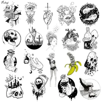 Pulaqi Punk Rock Iron on Transfer Heat Vinyl Transfer Patches for Clothes Black and white Thermal Ironing Sticker Skull Applique
Pulaqi Punk Rock Iron on Transfer Heat Vinyl Transfer Patches for Clothes Black and white Thermal Ironing Sticker Skull Applique
