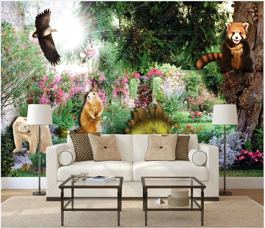 Custom photo wallpaper for walls 3d mural Modern beautiful forest animal murals 3D panoramic background wall paper home decor
Custom photo wallpaper for walls 3d mural Modern beautiful forest animal murals 3D panoramic background wall paper home decor